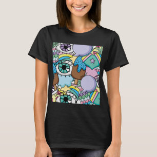 Pop Art Background Cartoon T-Shirt