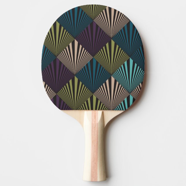 Pop art background ping pong paddle (Front)