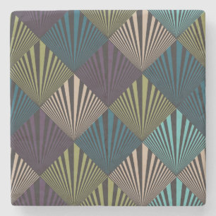 Pop art background stone coaster