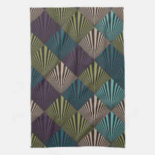 Pop art background tea towel