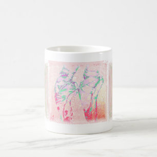Pop Art Ballet Pointe Shoe Drawing Mug