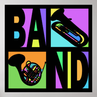 POP ART BAND POSTER
