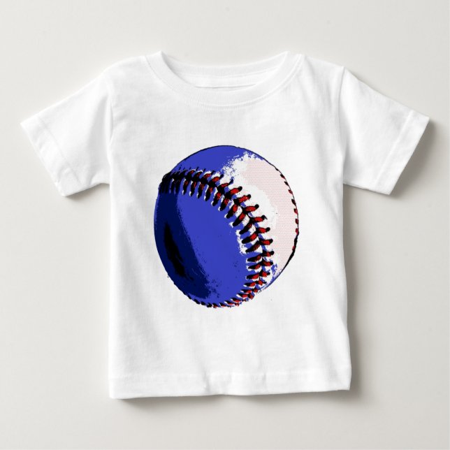 Pop Art Baseball Baby T-Shirt (Front)