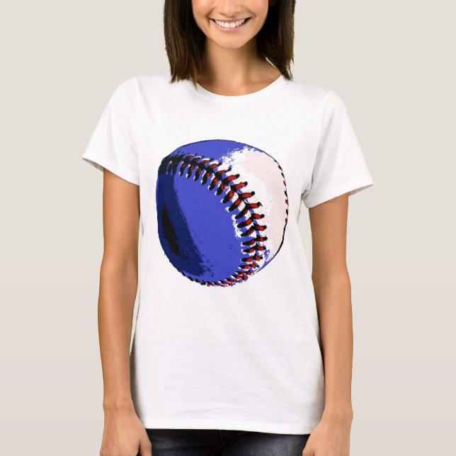 Pop Art Baseball T-Shirt (Front)