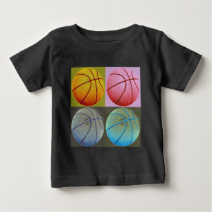 Pop Art Basketball Baby T-Shirt