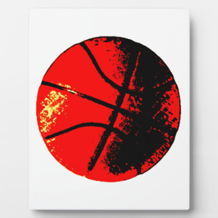 Pop Art Basketball Plaque