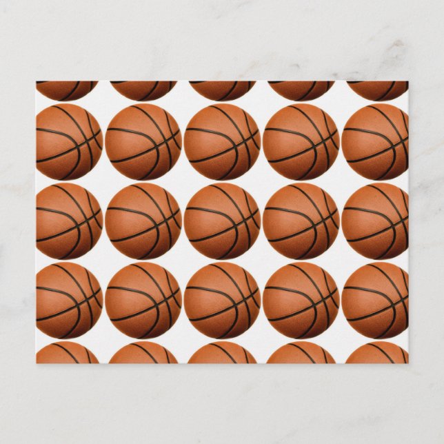 Pop Art Basketball Postcard (Front)