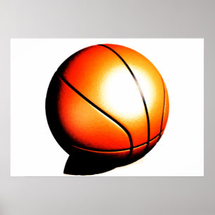 Pop Art Basketball Poster
