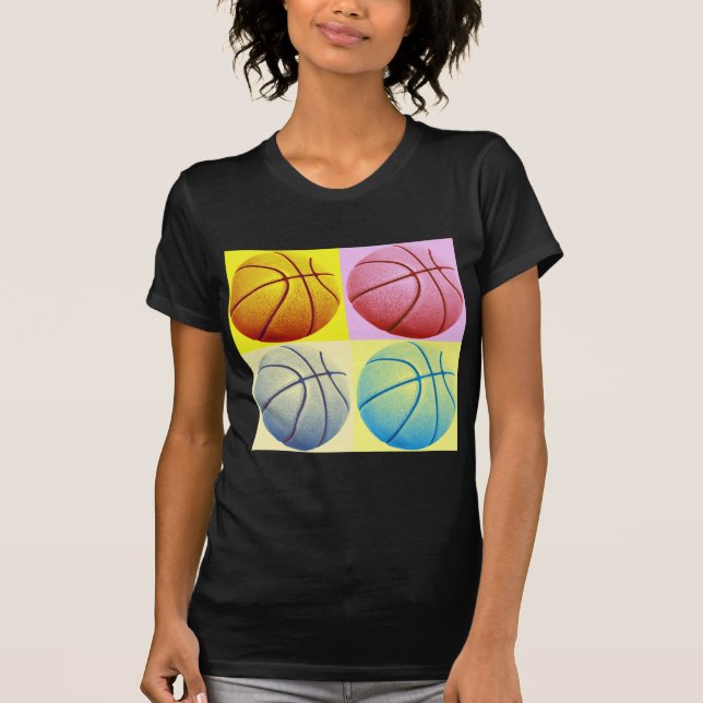 Pop Art Basketball T-Shirt (Front)