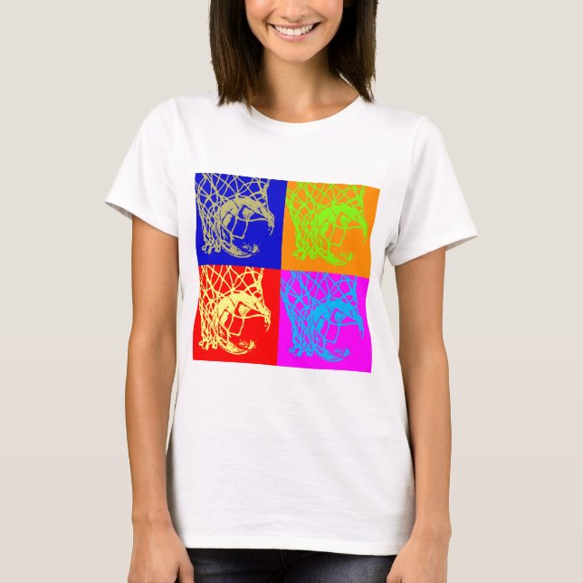 Pop Art Basketball T-Shirt (Front)