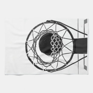 Pop Art Basketball Tea Towel