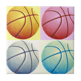 Pop Art Basketball Tile