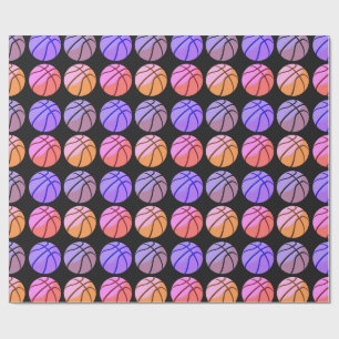 Pop Art Basketball Wrapping Paper