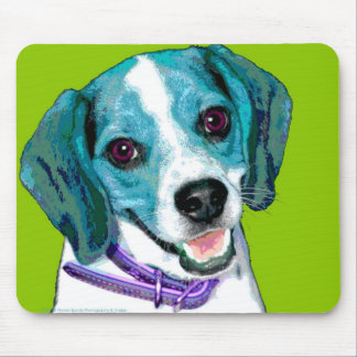 Pop ART Beagle Puppy Mouse Pad