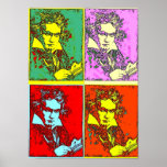Pop Art Beethoven Poster<br><div class="desc">Ludwig von</div>