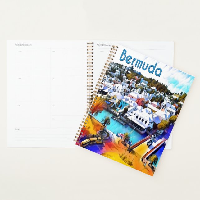Pop Art Bermuda  Planner (Display)