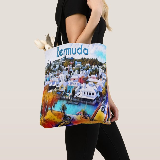 Pop Art Bermuda tote bag (Close Up)