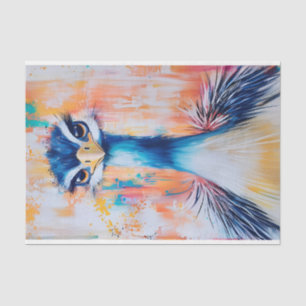 Pop Art Bird, Bold & Vibrant DJ2L Decoupage Tissue Paper