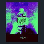 Pop art bottle poster<br><div class="desc">I created this pop art pattern from my props that I own. This modern art piece would add a splash of colour and have everyone talking about it.</div>