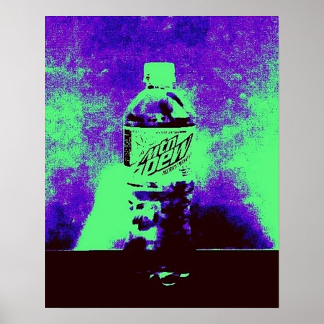 Pop art bottle poster (Front)