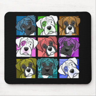 Pop Art Boxer Mouse Pad