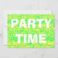 Pop art bubble wrap birthday party invitation