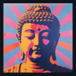 Pop Art Buddha Photo Print<br><div class="desc">If you like religious designs,  this one will be perfect for you. It shows Buddha.</div>