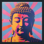 Pop Art Buddha Photo Print<br><div class="desc">If you like religious designs,  this one will be perfect for you. It shows Buddha.</div>