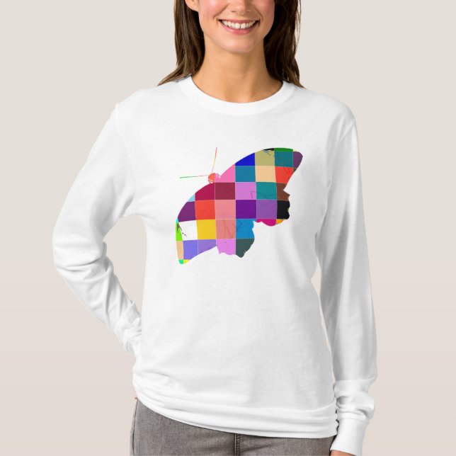 Pop Art  Butterfly T-Shirt (Front)