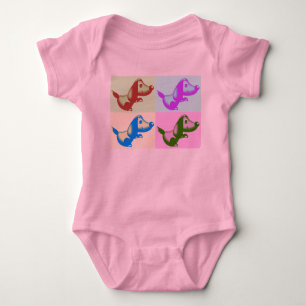 Pop Art Cartoon Dog Infant Creeper