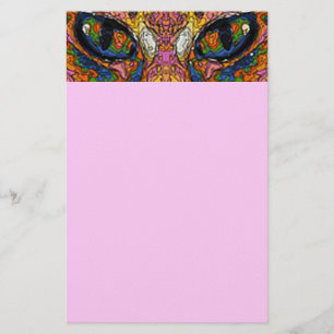 Pop Art Cat Eyes Stationery