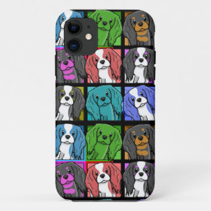 Pop Art Cavalier King Charles Spaniel iPhone 5 Cas Case-Mate iPhone Case