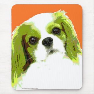 Pop Art Cavalier King Charles Spaniel Mouse Pad
