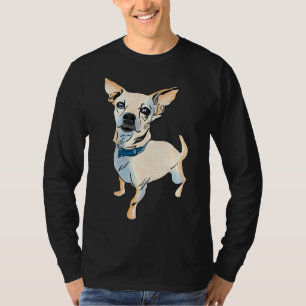 Pop Art Chihuahua Dog Breed Graphic Alone T-Shirt