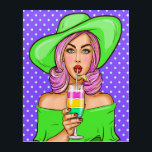 Pop Art Chill Acrylic Wall Art<br><div class="desc">I have several versions of this and other fabulous Pop Art Women and Men on my Collections and on the way. I can imagine this throughout a sleek contemporary room or corporate building, as well as a more rustic setting. Please see my Art Category as well as several of my...</div>