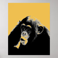 Pop Art Chimpanzee