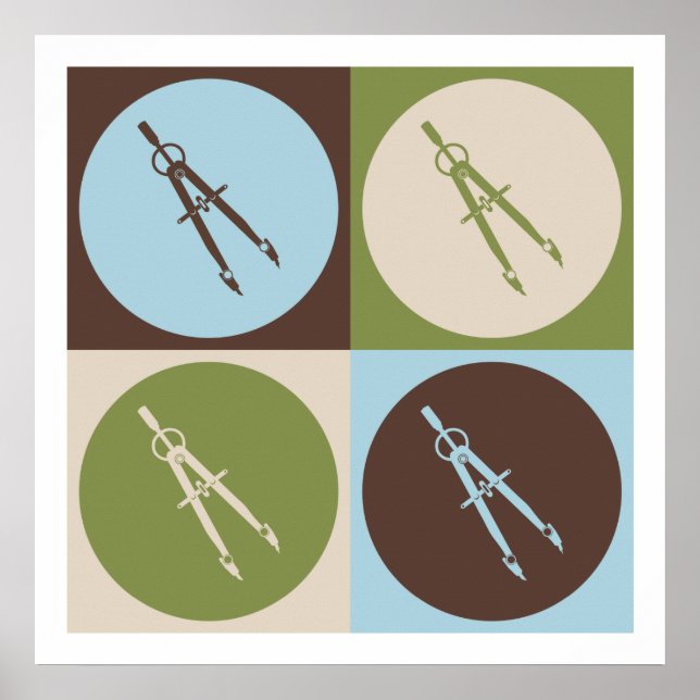 Pop Art Civil Engineering Poster (Front)