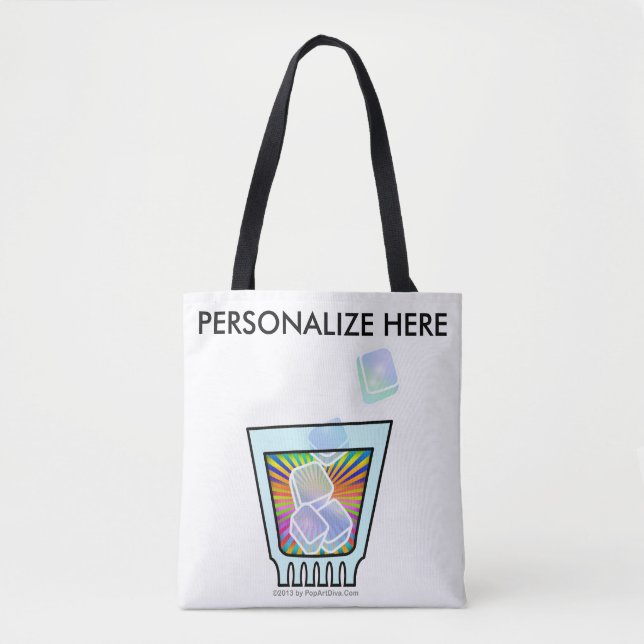 POP ART COCKTAILS TOTE BAG (Front)