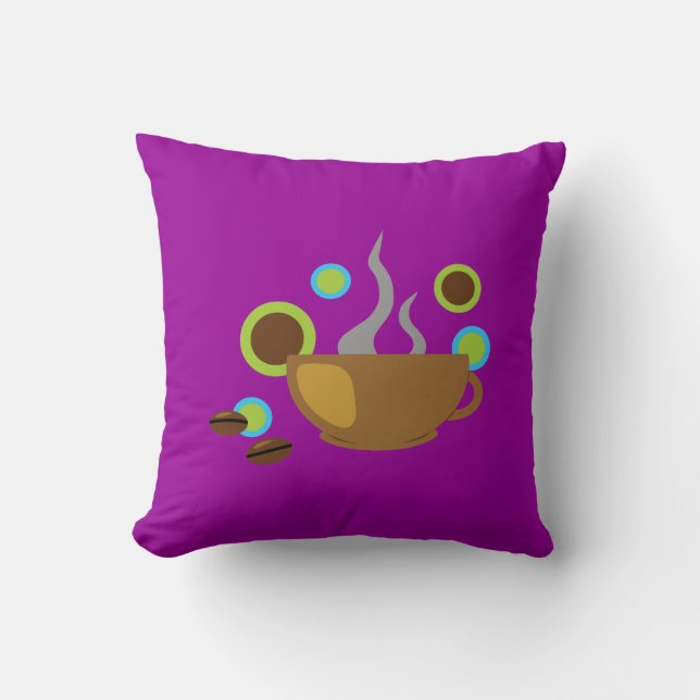 Pop Art Coffee Cushion (Front)