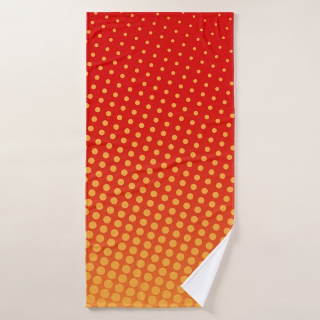 Pop art colorful background1960s,abstract,art,back bath towel (Bath Towel)