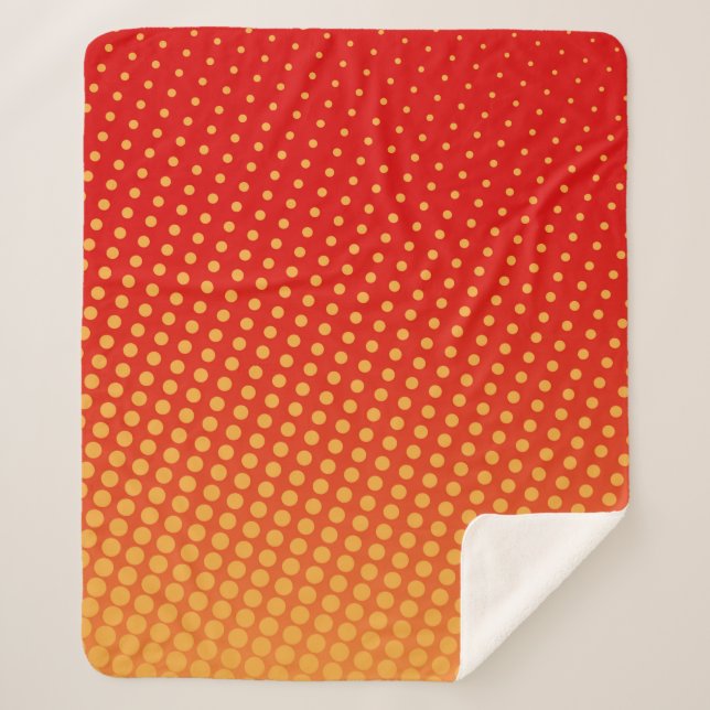 Pop art colorful background1960s,abstract,art,back sherpa blanket (Front)