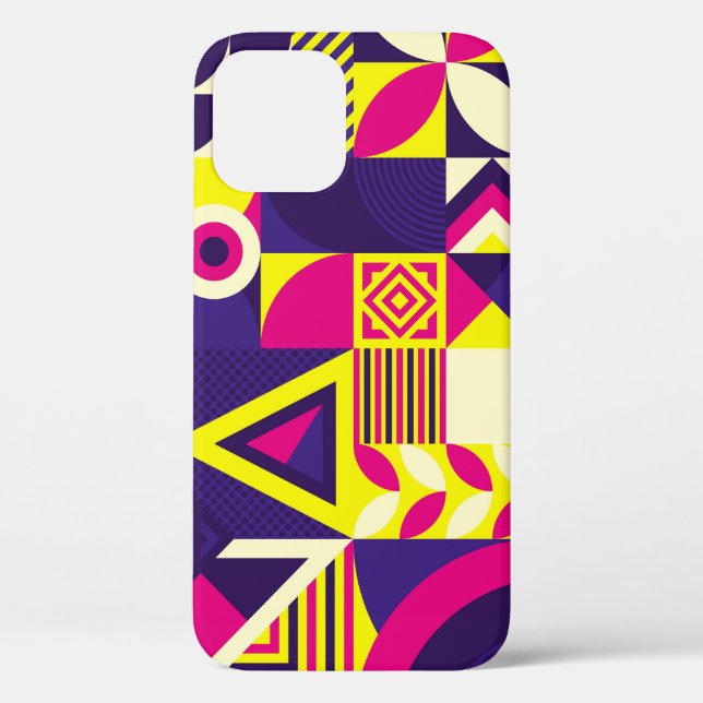 Pop art, colourful geometric shapes. Case-Mate iPhone case (Back)