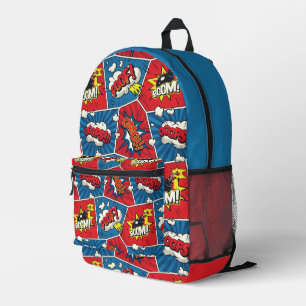 Pop Art Comic Book Printed Backpack