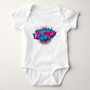 Pop Art Comic Ka-Pow! Baby Bodysuit