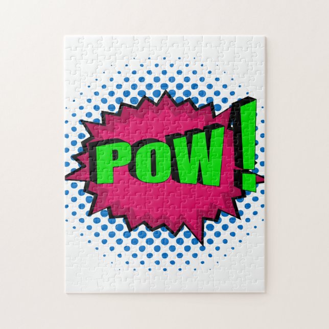 Pop Art Comic Pow! Jigsaw Puzzle (Vertical)