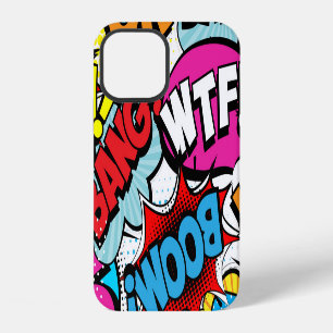 Pop Art Comic: Retro Seamless Pattern iPhone 12 Case