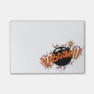 Pop Art Comic Style KaBoom! Post-it Notes