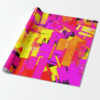 Pop Art Confetti Wrapping Paper