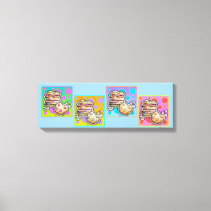 Pop Art COOKIES Gallery Wrapped Canvas