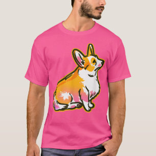 Pop Art Corgi Dog Owner Pembroke Welsh Corgi Funny T-Shirt